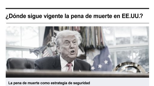 Trump Propone Pena de Muerte para Homicidios en Washington D.C.