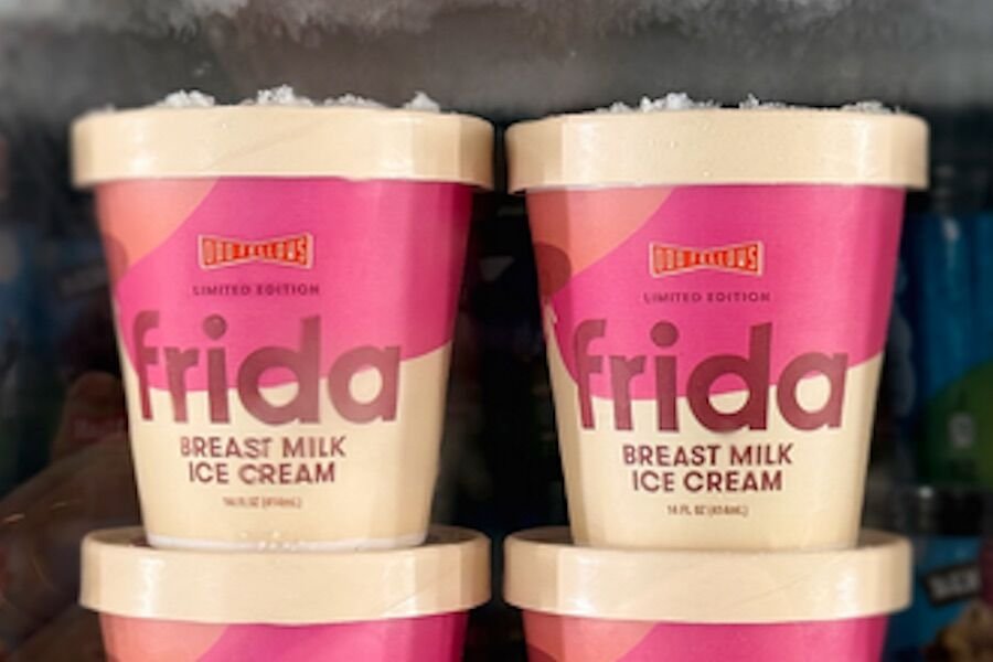 Gelado com Sabor a Leite Materno Torna-se Fenómeno Viral