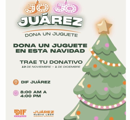 DIF de Juárez Lanza la Campaña Navideña "Jojo Juárez: Dona un Juguete"