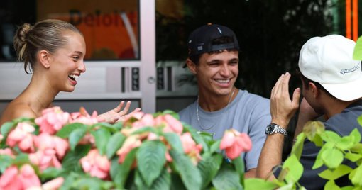 Beijo de Margarida Corceiro e Lando Norris Torna-se Viral