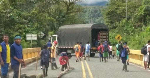 Impacto del bloqueo en la Vía Panamericana sobre Risaralda y Chocó