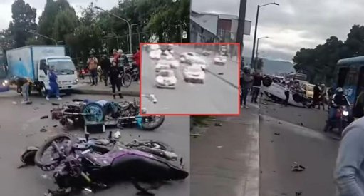 Fuga de conductor tras accidente fatal en Bogotá genera indignación y debate sobre piques ilegales