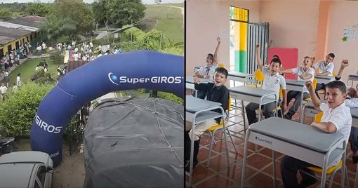 Alianza público-privada dota de mobiliario escolar a más de 3.700 niños en Caquetá