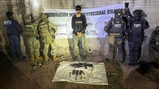Capturan a Filiberto 'N', presunto integrante de 'Los Chapitos', en operativo federal en Culiacán