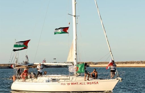 Flotilla internacional de ayuda a Gaza sufre ataques con drones en el Mediterráneo