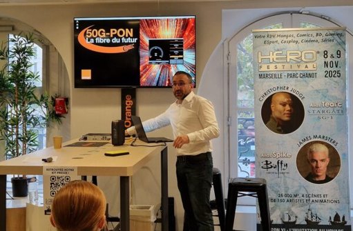 Orange expérimente à Marseille une nouvelle technologie de fibre optique cinq fois plus rapide