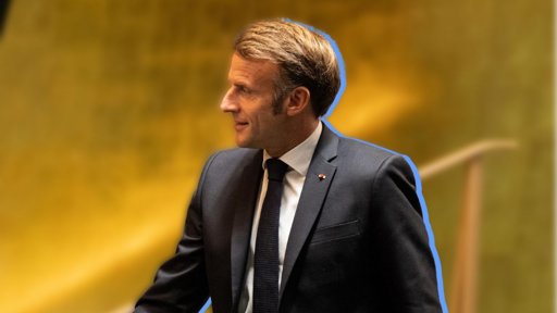 El Convoy de Trump Bloquea a Macron en Nueva York, Quien lo Llama desde la Calle