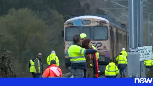 Descarrilamento de comboio na Linha do Oeste corta circulação e causa feridos