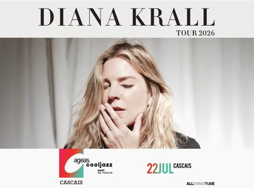 Diana Krall confirmada no cartaz do Ageas CoolJazz 2026