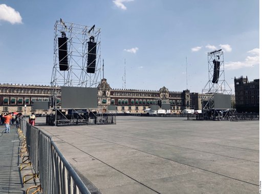 Morena organiza mitin masivo en el Zócalo como demostración de fuerza