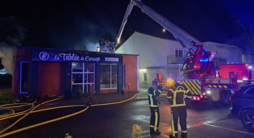 Un incendie frappe l'unique restaurant de la commune de Corsept
