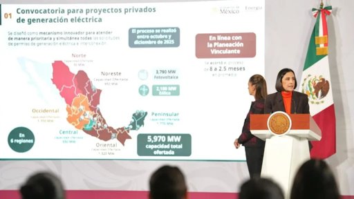 Plan Energético 2026: Inversiones por más de 170 mil MDP para 6,000 MW adicionales