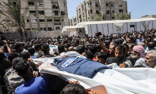 Ataque israelí al Hospital Nasser en Gaza deja una veintena de muertos, incluyendo cinco periodistas