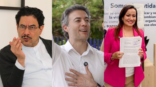 Pacto Histórico define su terna presidencial: Iván Cepeda, Daniel Quintero y Carolina Corcho irán a consulta