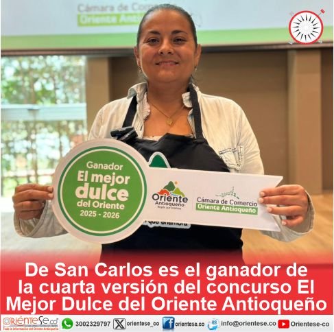 Chocofruts de San Carlos gana el concurso ‘El Mejor Dulce del Oriente Antioqueño’ con su propuesta ‘Oriente en un solo bocado’