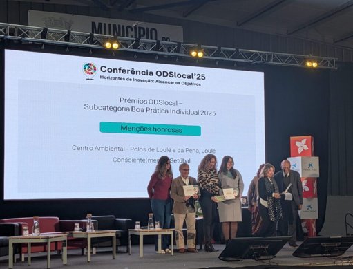 Centro Ambiental de Loulé distinguido com prémio nacional por boas práticas de sustentabilidade