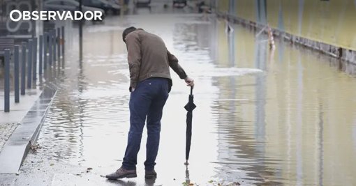 Portugal continental sob aviso amarelo e laranja devido a previsão de chuva e vento forte