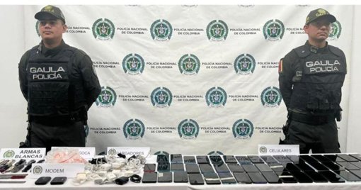 Insólito hallazgo: Desmantelan un ‘call center’ para extorsiones que operaba desde la cárcel Bellavista de Medellín