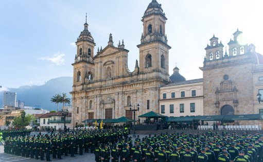Bogotá refuerza su seguridad con la llegada de más de 1.000 nuevos policías y vehículos