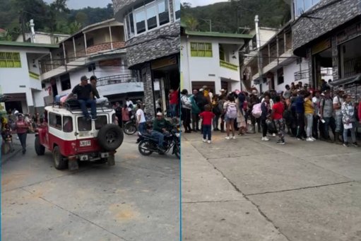 Desplazamiento masivo en Briceño por enfrentamientos entre grupos armados