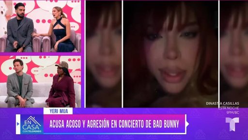 Yeri Mua Acusa a Carolina Miranda de Agresión en Concierto de Bad Bunny