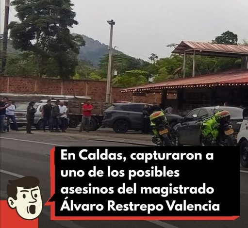 Asesinato del magistrado Álvaro Restrepo Valencia en Caldas