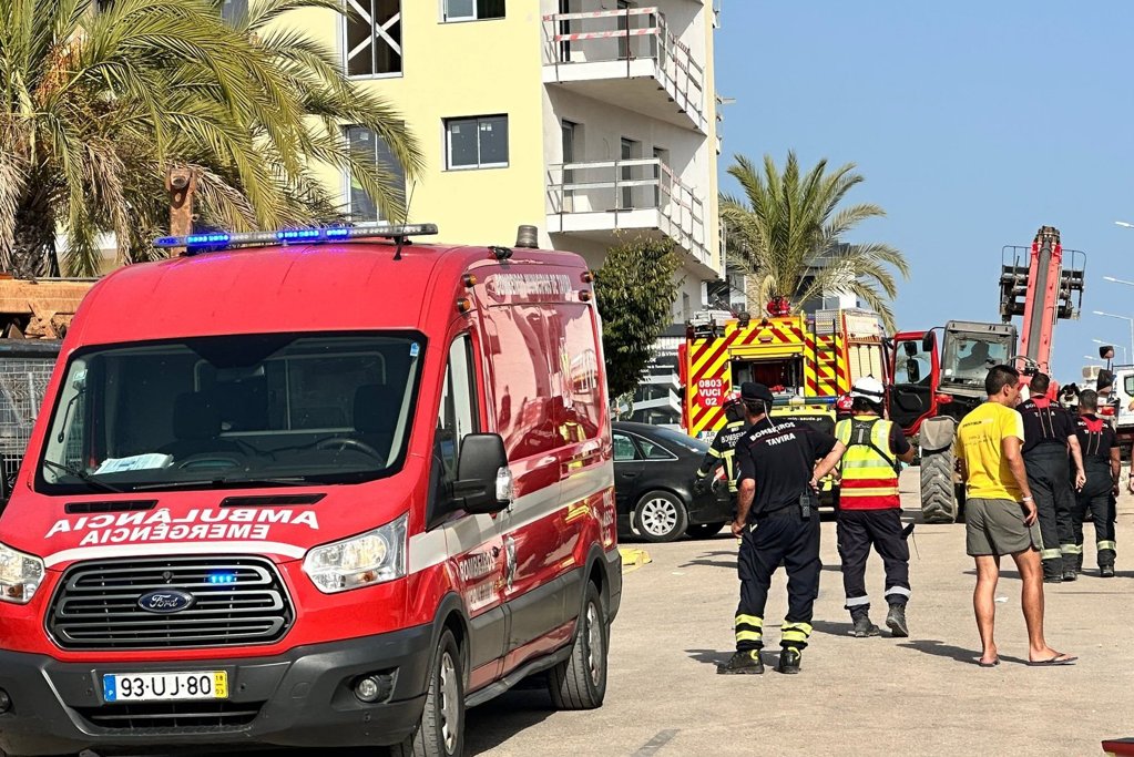 Acidente de trabalho fatal em Tavira com queda de grua