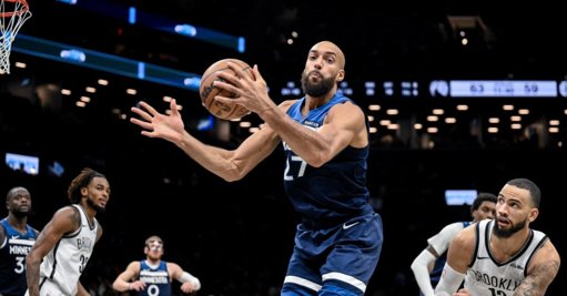 Rudy Gobert enchaîne les double-doubles avec les Timberwolves