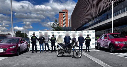 Policía de Bogotá desarticula la banda 'Los del carro rojo'