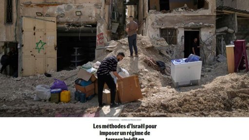 La Cisjordanie sous un "régime de terreur" israélien