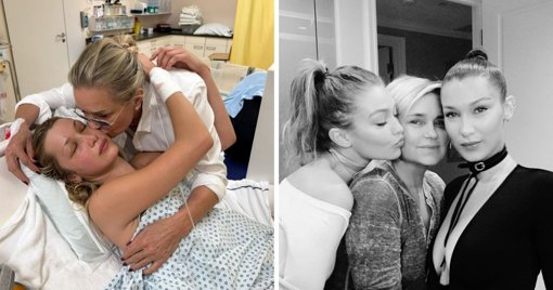 Bella Hadid comparte fotos desde el hospital y reaviva críticas hacia su madre
