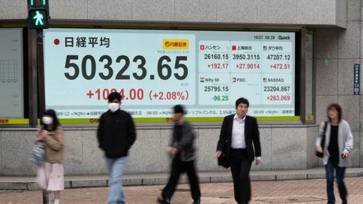 Bolsa de Tóquio quebra barreira histórica e fecha pela primeira vez acima dos 50.000 pontos