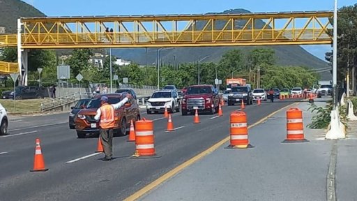 Anuncian cierres viales nocturnos en Carretera Nacional por obras del Circuito El Huajuco