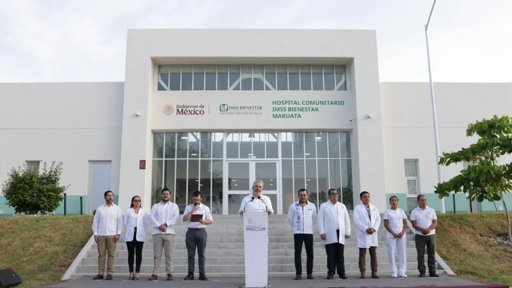 Inauguran hospital comunitario en Maruata, Michoacán, para atender a población indígena