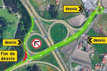 Obras na A28 condicionam trânsito na Póvoa de Varzim por 70 dias