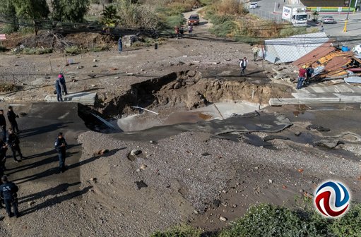 Colapso de acueducto deja sin agua a más de 600 colonias en Tijuana y Rosarito