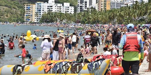 Santa Marta se consolida como destino turístico con una ocupación hotelera cercana al 80% en la semana de receso