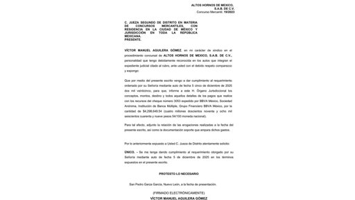 AHMSA enfrenta fin de año con incertidumbre y liquidez limitada en medio de su proceso de quiebra