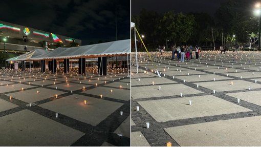 Colectivos de búsqueda realizan vigilia con 5,000 velas por los desaparecidos