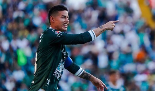 James Rodríguez vuelve a la acción con el Club León tras superar una lesión muscular