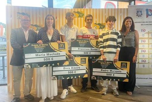 Restaurante McDonald's de Santarém premeia jovens atletas com bolsas de mérito académico