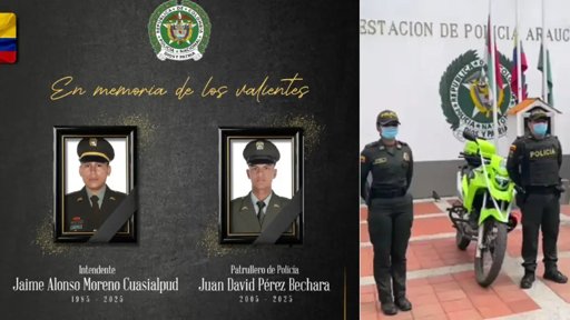 Dos policías de la SIJIN asesinados en emboscada en Saravena, Arauca