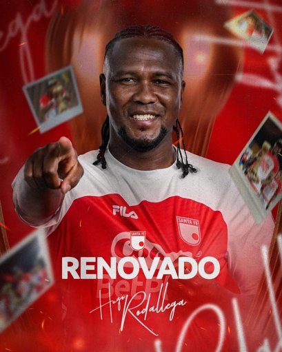 Hugo Rodallega renueva con Santa Fe y liderará al equipo en la Copa Libertadores 2026