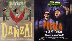 Puebla celebra las fiestas patrias con una masiva oferta musical