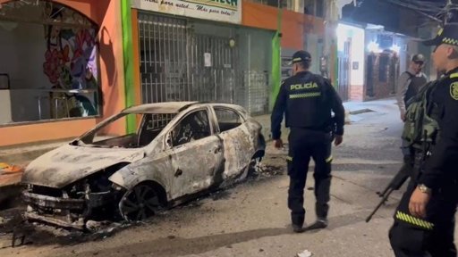 Disidencias de las Farc atacan estación de Policía en Tesalia, Huila, con drones y explosivos