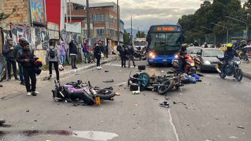 Fuga de conductor tras fatal accidente en la Avenida Mutis de Bogotá