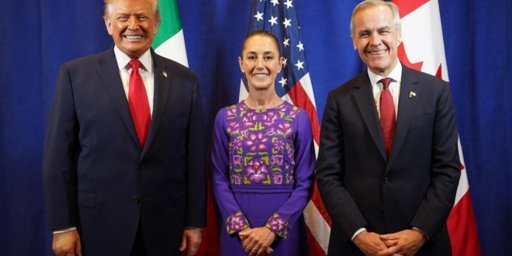 Sheinbaum sostiene primer encuentro presencial con Trump y Carney