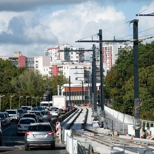 Achèvement des travaux du pont de la Villeneuve pour la deuxième ligne de tramway