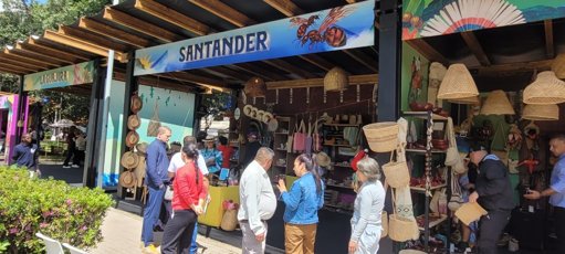 Santander exhibe su riqueza cultural y turística en la feria “Colombia son las Regiones” en Bogotá