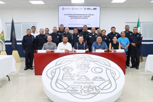 Gobierno de Playa del Carmen Otorga Jubilación a 14 Policías con Más de 20 Años de Servicio